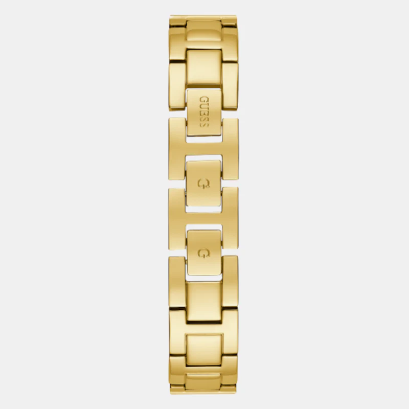 G Cluster Women Quartz Beige Dial Analog Stainless Steel Watch GW0545L2 - Image 3