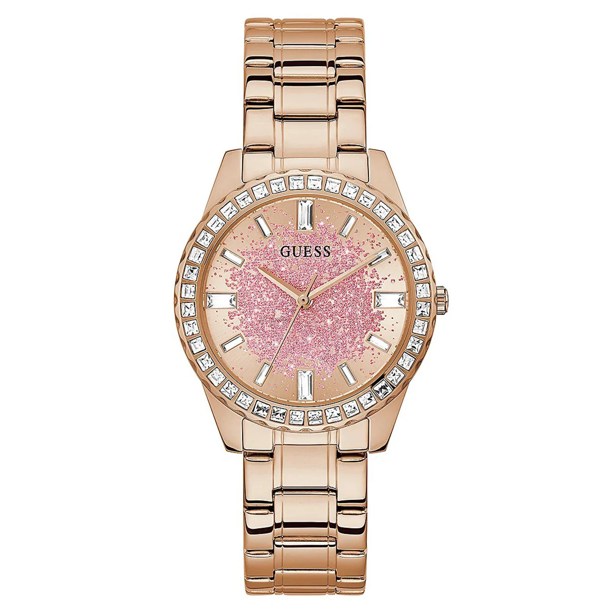 Guess Glitter Burst Rose Gold Dial Women 38mm - Image 4