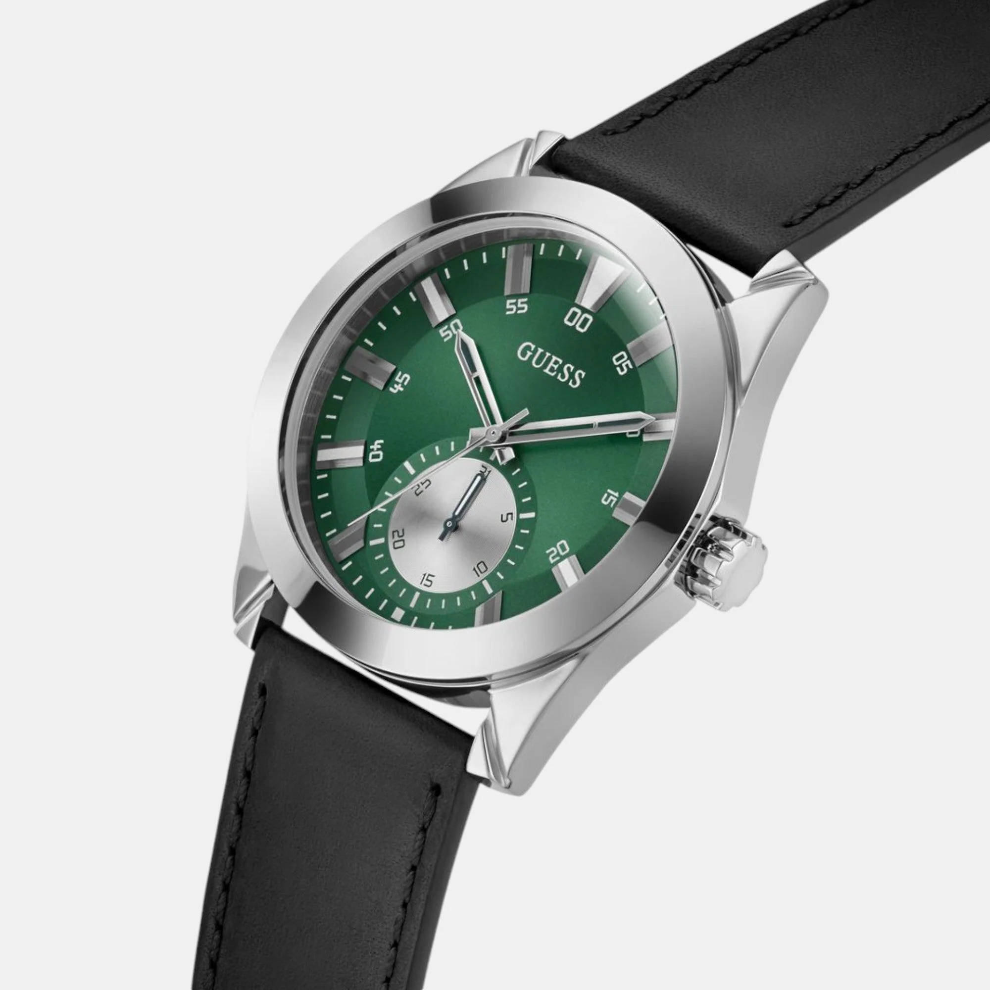 Greyson Men Quartz Green Dial Analog Leather Watch GW0793G1 - Image 3