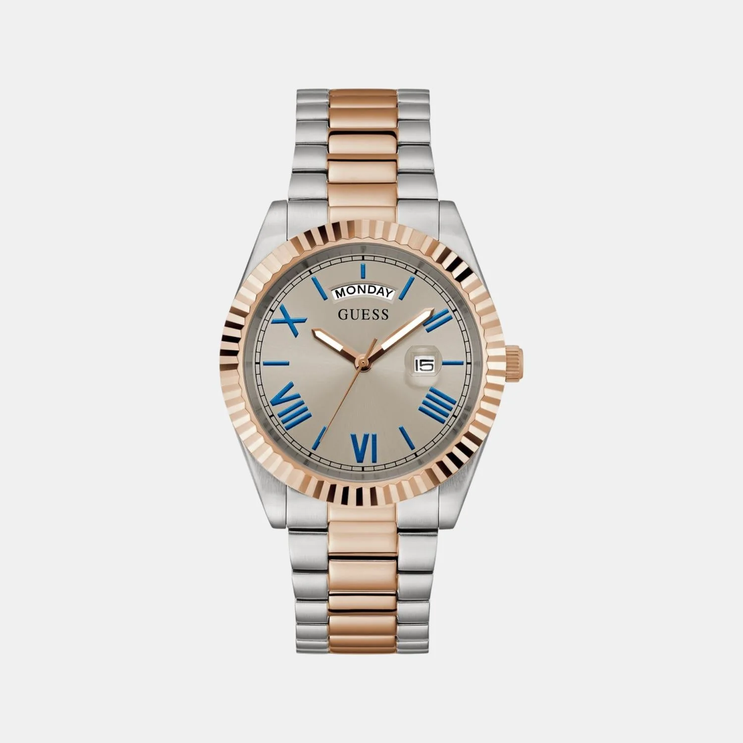Guess Dress Men Quartz Grey Dial Analog Stainless Steel Watch GW0265G13