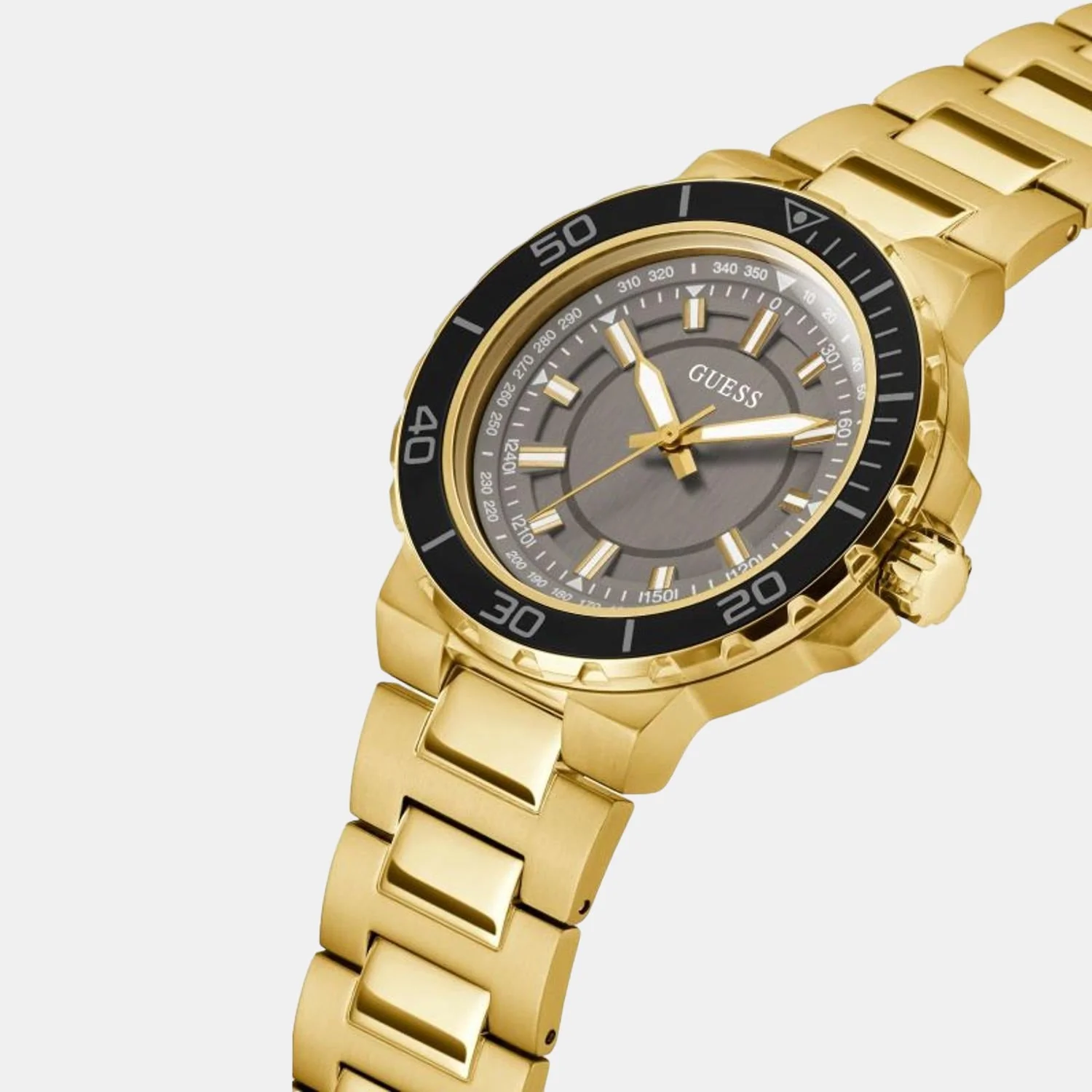 Guess Sport Men Quartz Gold Dial Analog Stainless Steel Watch GW0426G2 - Image 4