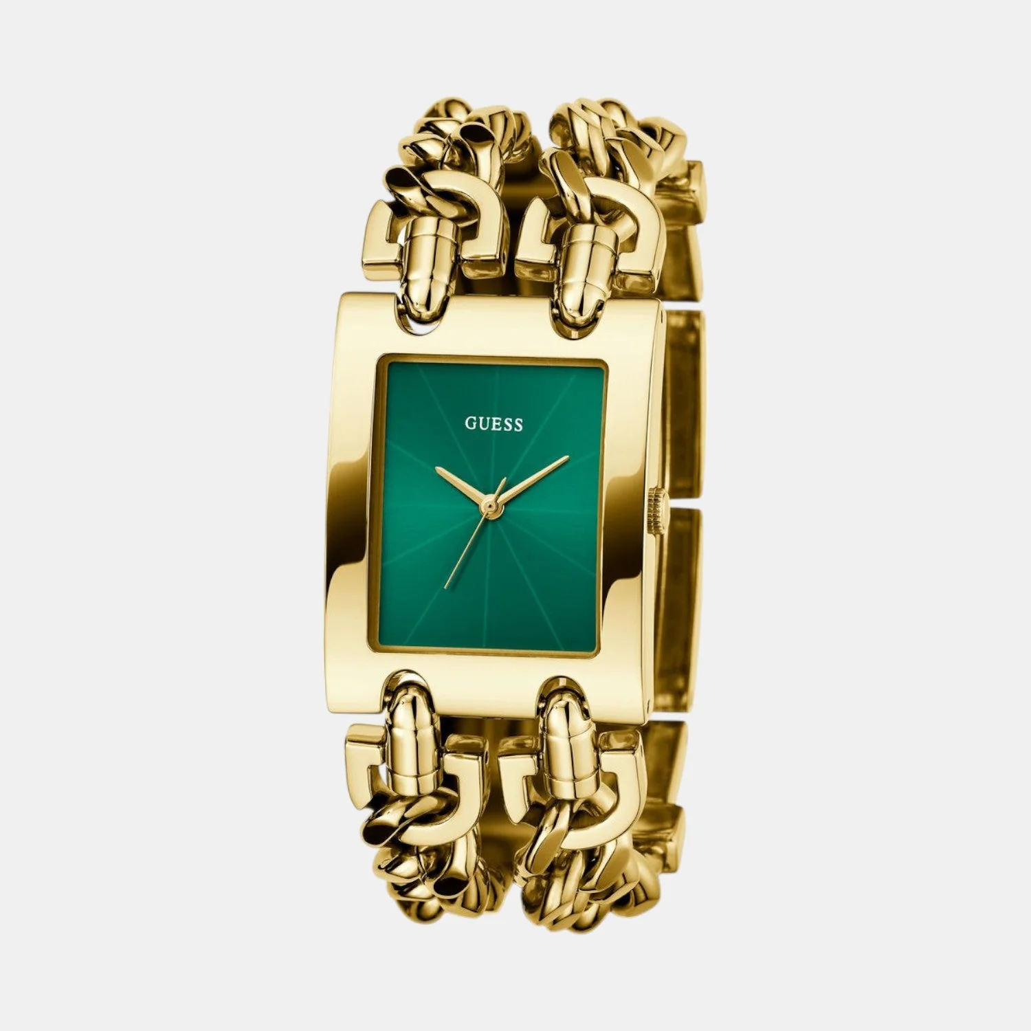 Guess Trend Women Quartz Green Dial Analog Stainless Steel Watch GW0740L2 - Image 3