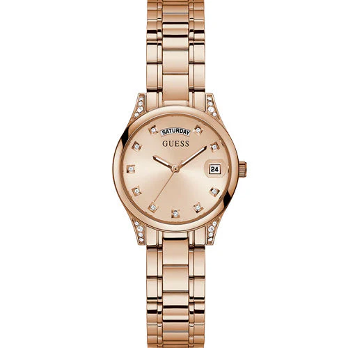 Guess Mini Aura Rose Gold Dial Women 31mm GW0385L3