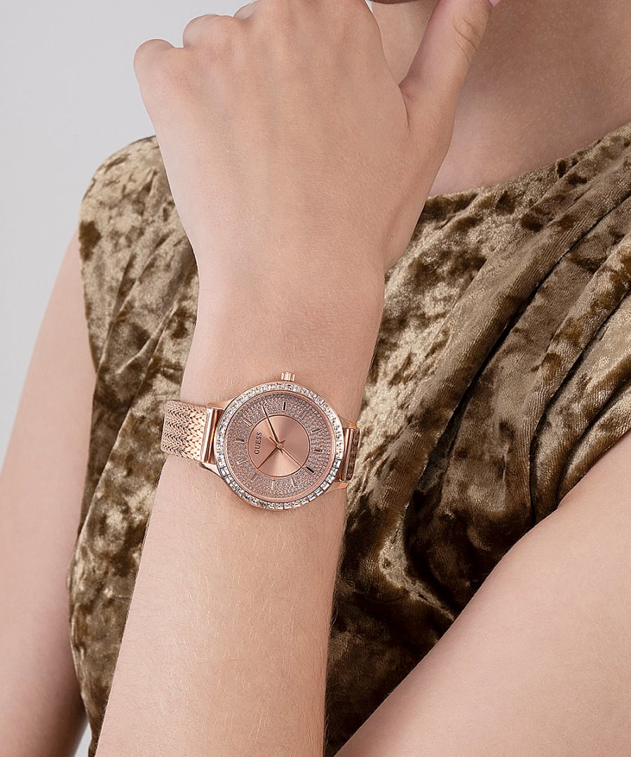 Guess Soiree Rose Gold Dial Women 38mm - Image 3
