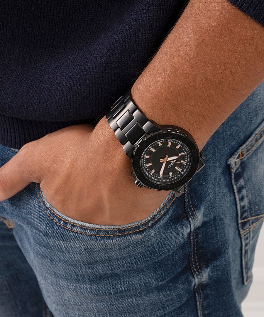 Guess Track Black Dial Men 44mm - Image 2