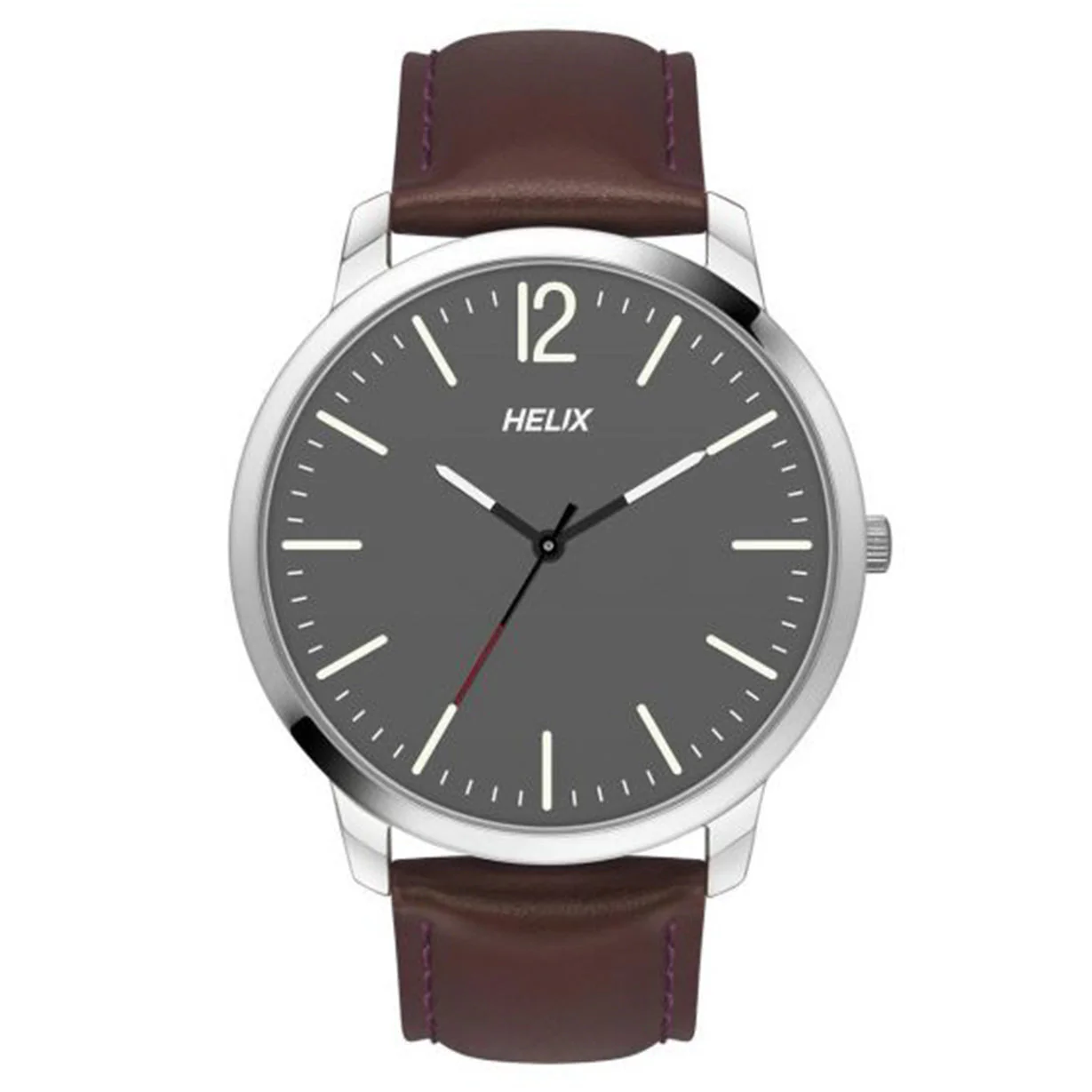 Helix Analog Men Grey Dial