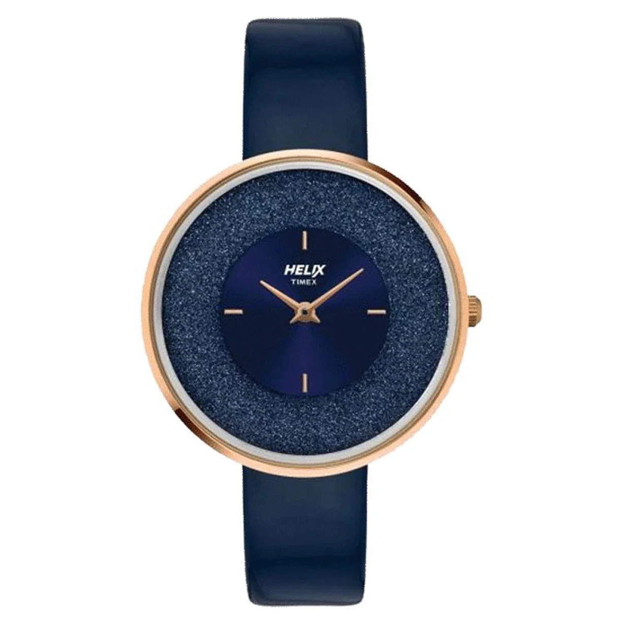 Helix Dark Blue Dial Leather
