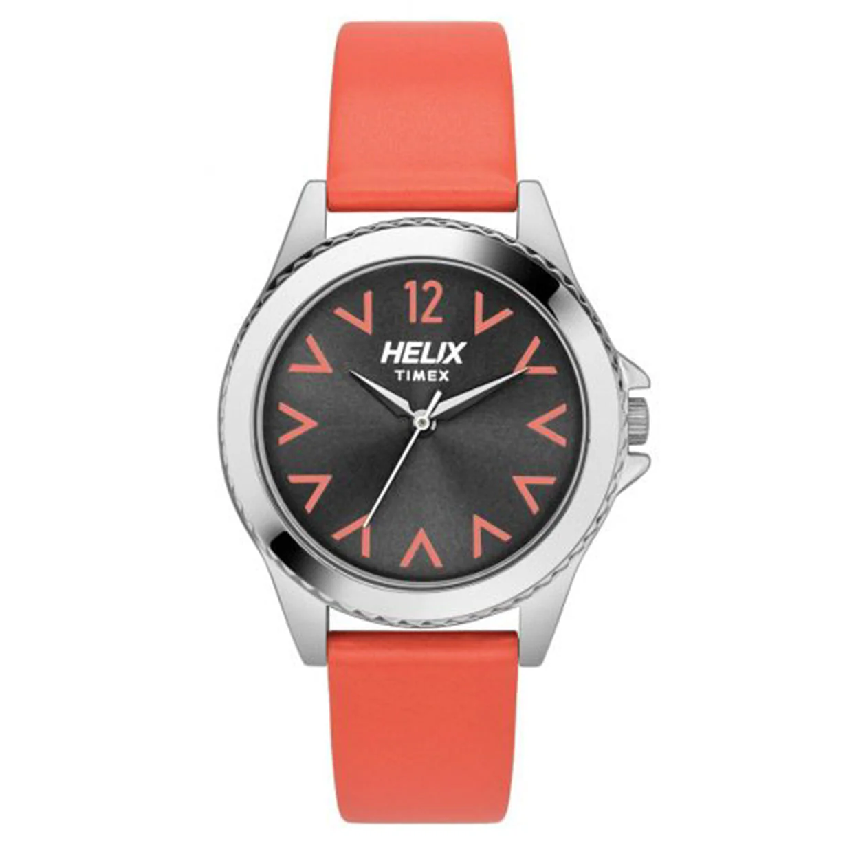 Helix Grey Dial Leather Strap