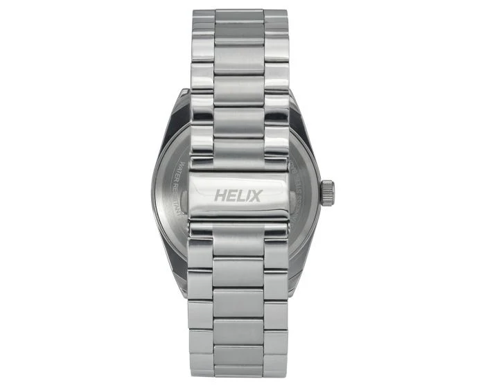 Helix Hustlers Silver Stainless Steel Bracelet - Image 3