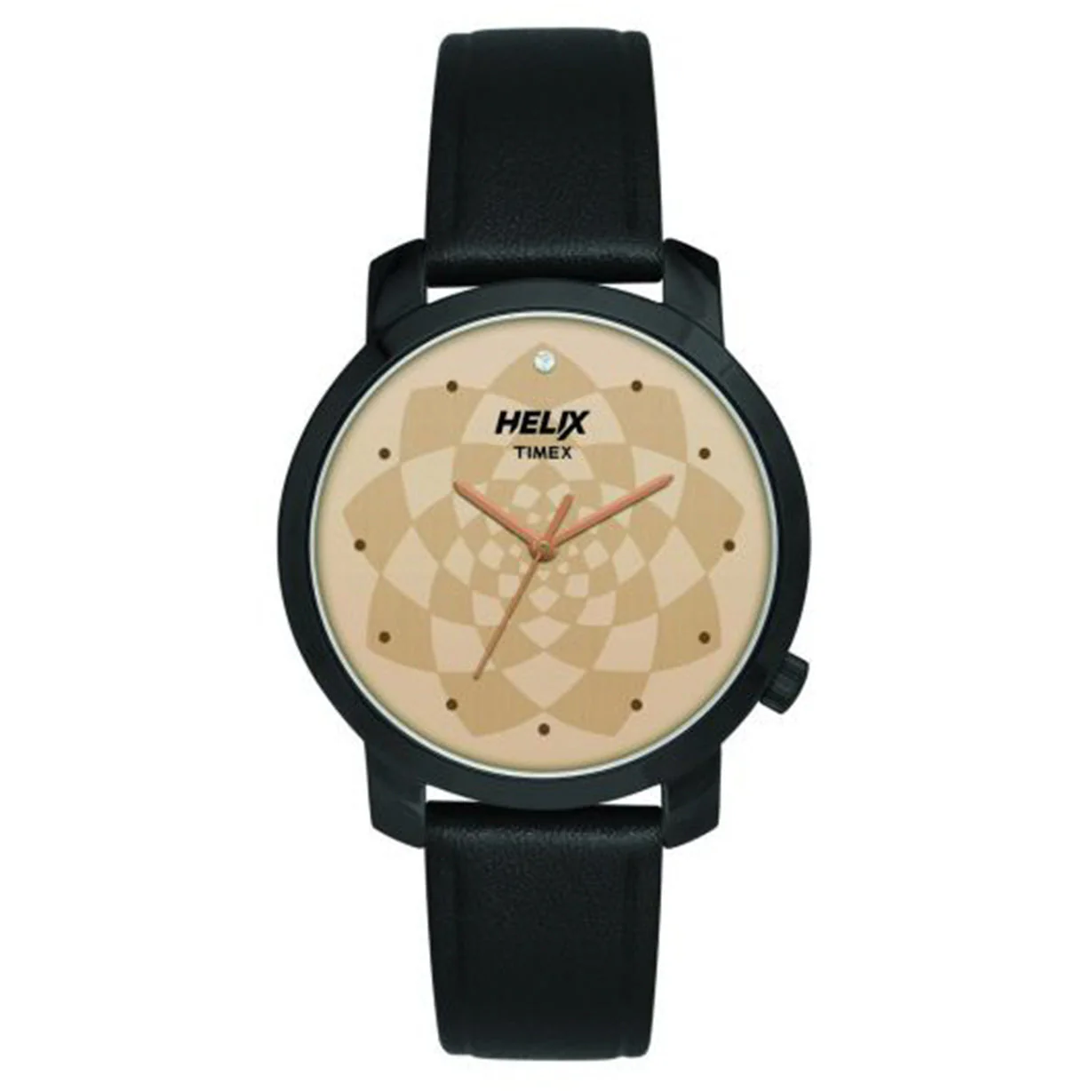 Helix Rose Gold Dial Leather