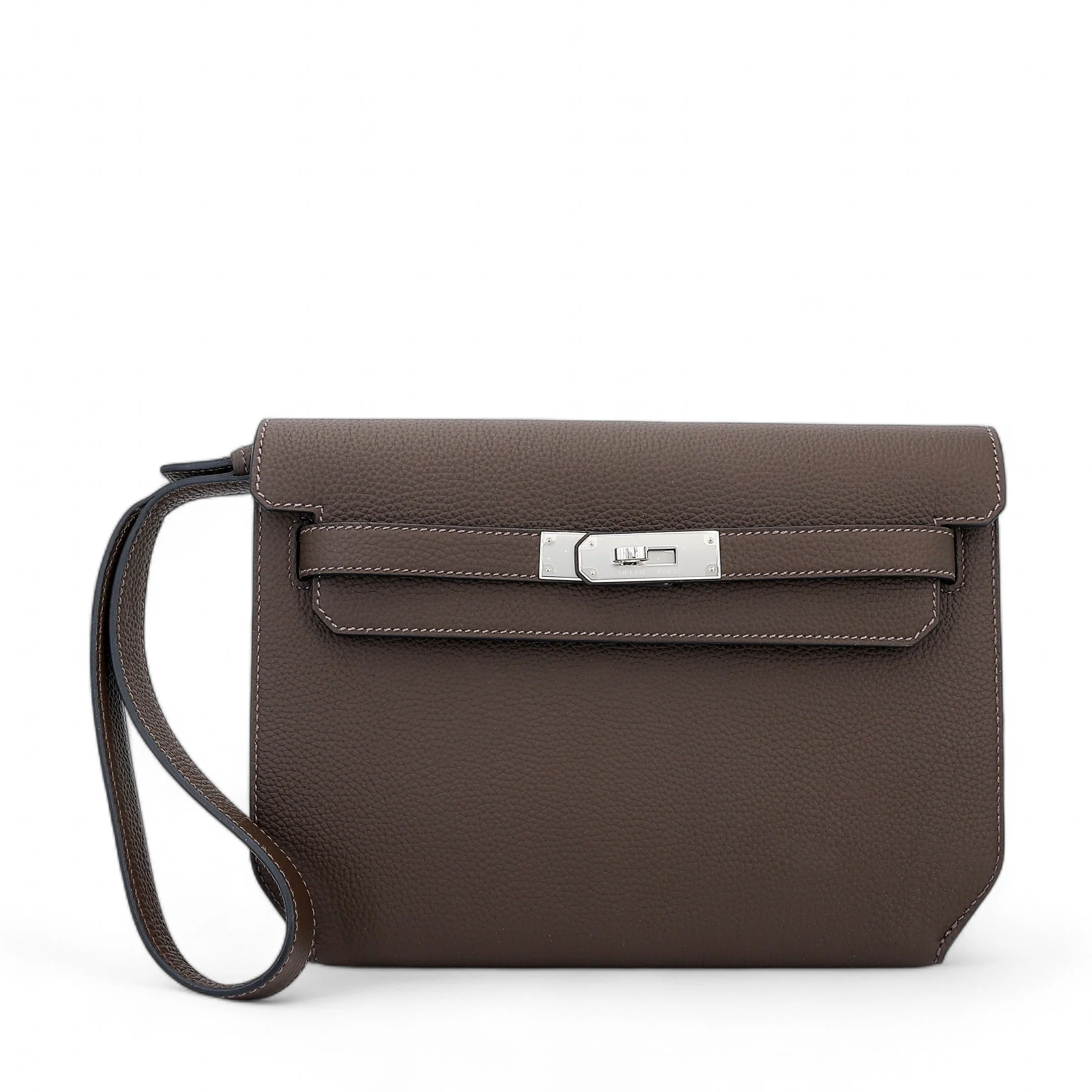 HERMÈS Kelly depeches 25 Ecorce (4C) Togo Palladium hardware