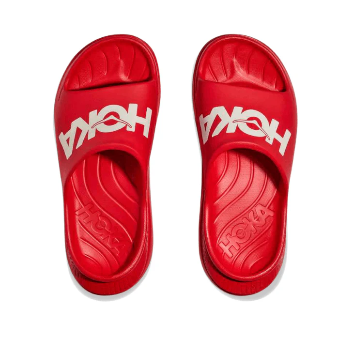 Hoka Ora Athletic Slide Vermillion - Image 2