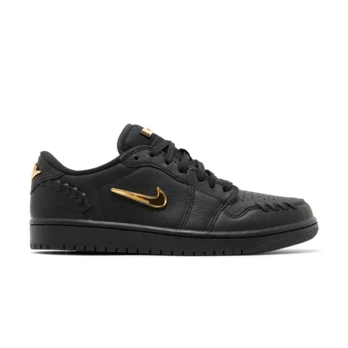 Jordan 1 Low Method of Make Black Metallic Gold (Women's)