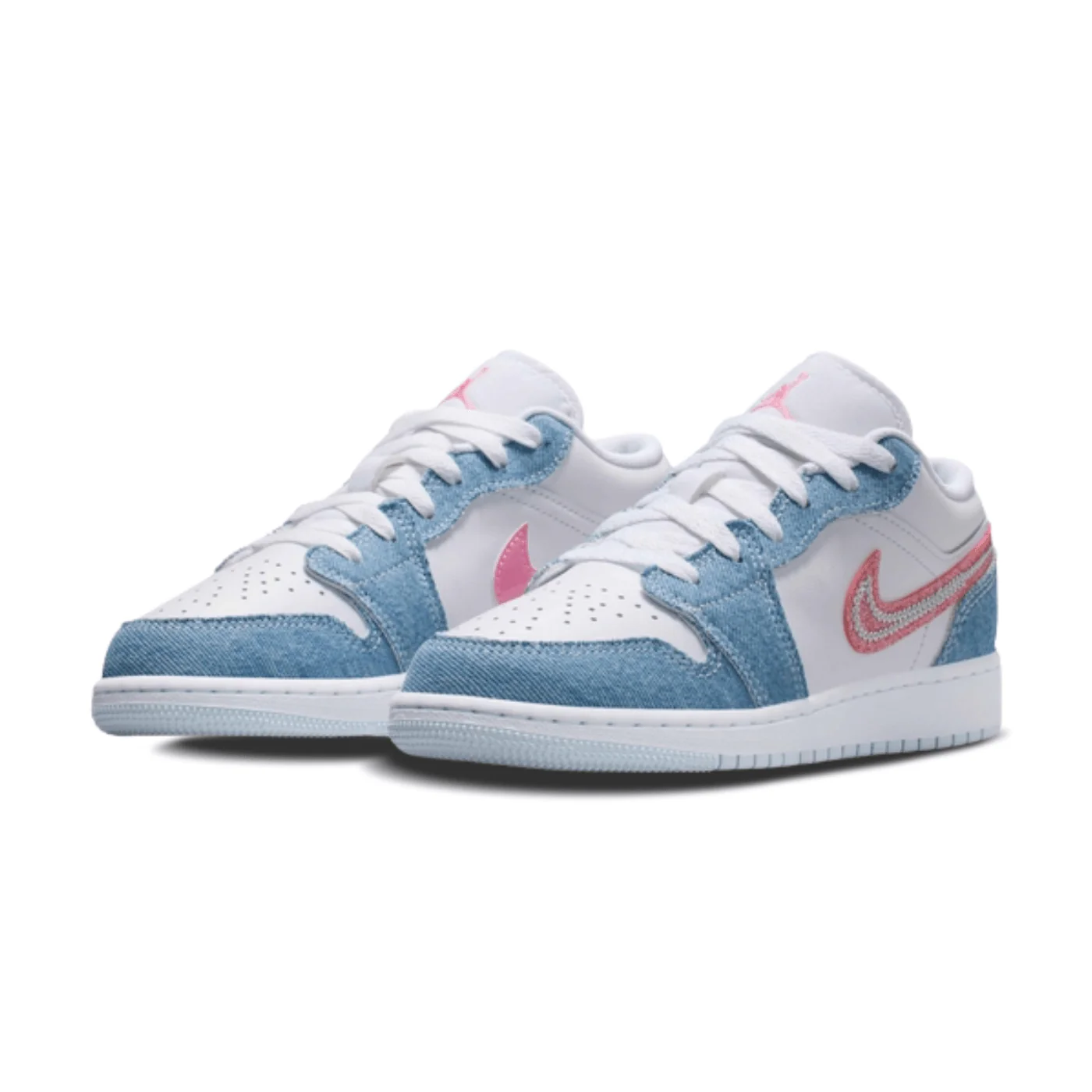 Jordan 1 Low SE Denim Sequin (GS) - Image 2
