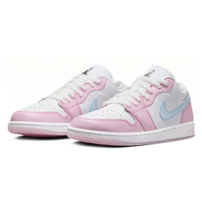 Jordan 1 Low SE Paw Print Pink Foam (Women's) - Image 2