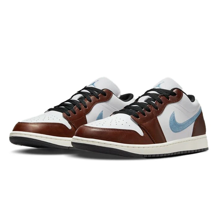 Jordan 1 Retro Low SE Brown Blue Grey - Image 2