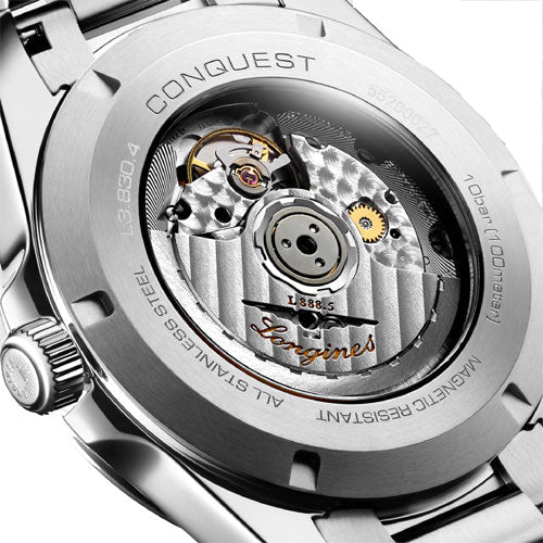 Longines Conquest Sunray silver Dial Men 41mm - Image 3