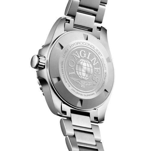 Longines Hydroconquest Gmt Sunray Black Dial Men 41mm - Image 3