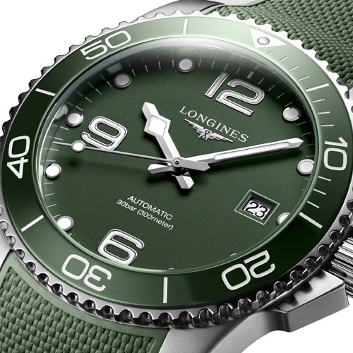 Longines Hydroconquest Green Matt Dial Men 41mm - Image 3