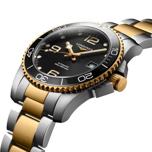 Longines Hydroconquest Sunray Black Dial Men 41mm