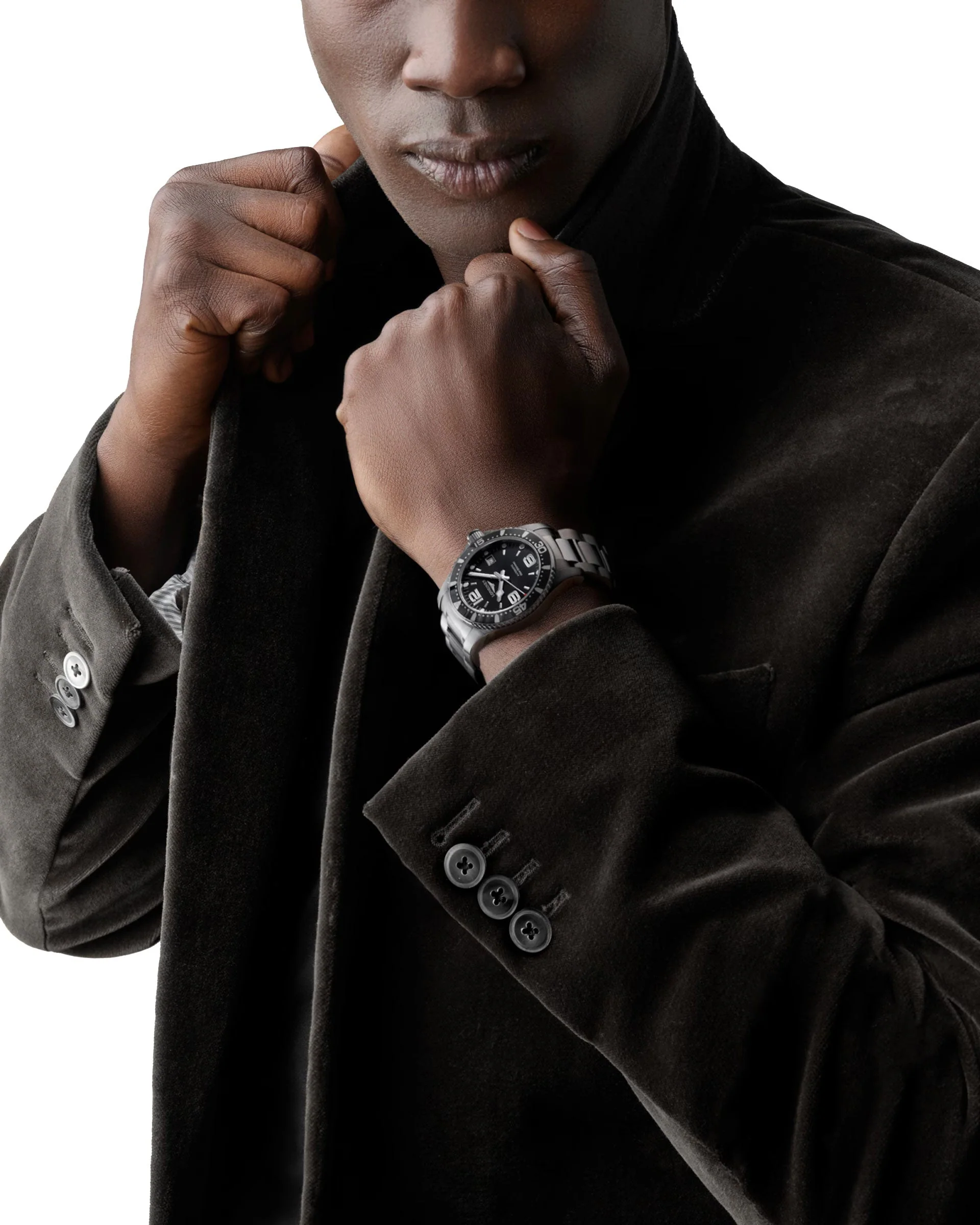 Longines Hydroconquest Sunray Black Dial Men 41mm - Image 4