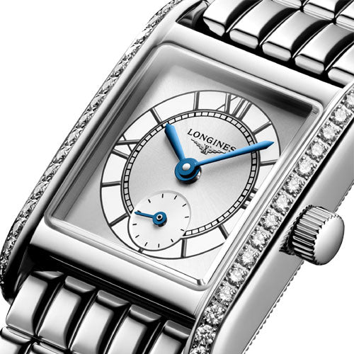 Longines Mini Dolcevita Sunray Silver Dial Women 21.5mm - Image 4