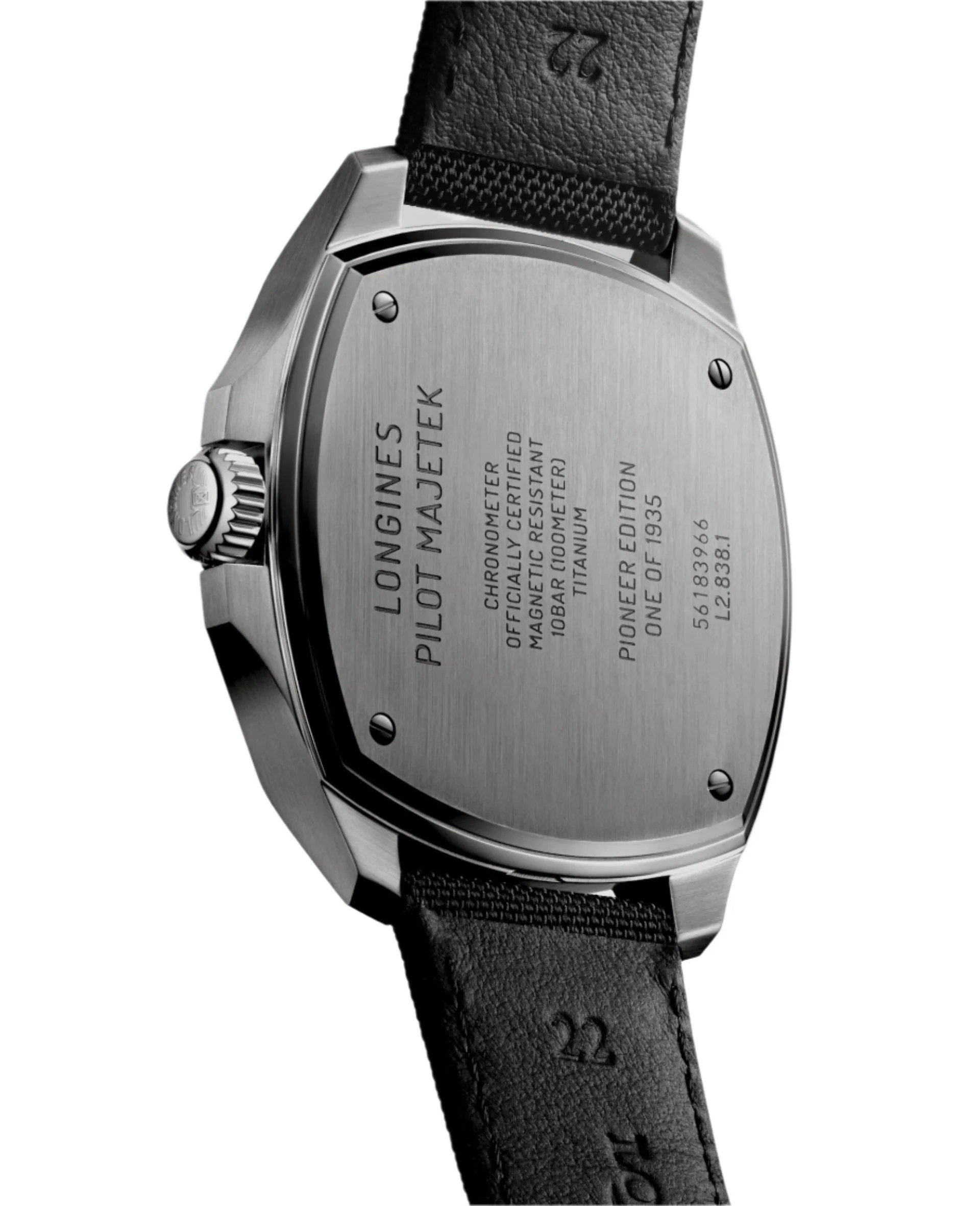 Longines Pilot Majetek Pioneer Edition Black Matt Dial Men 43mm - Image 3