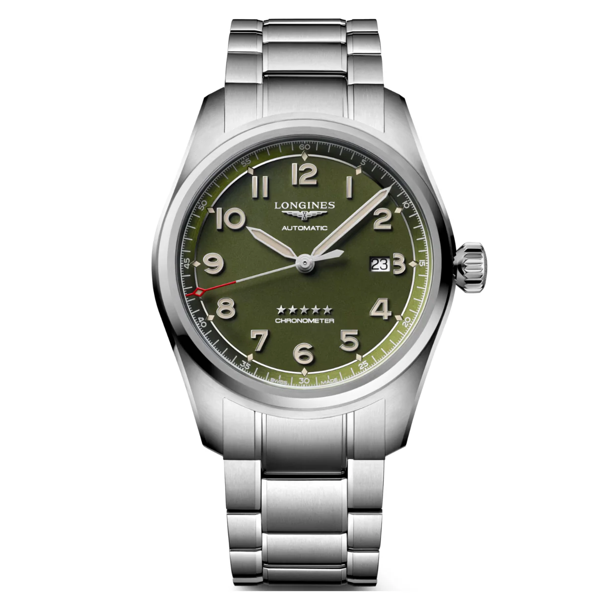 Longines Spirit Green Matt Dial Men 42mm - Image 4