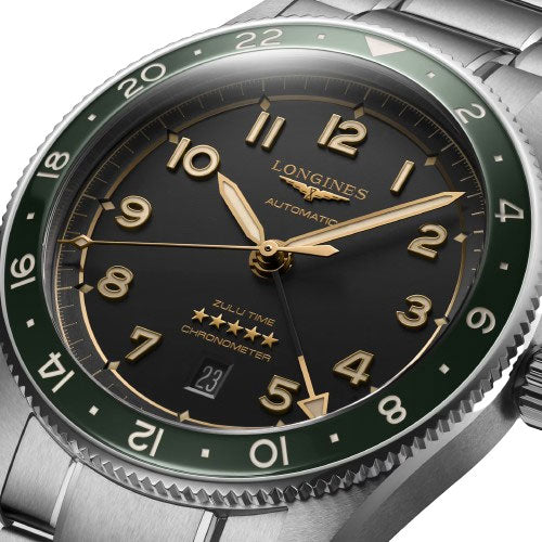 Longines Spirit Zulu Time Anthracite Dial Men 42mm - Image 3