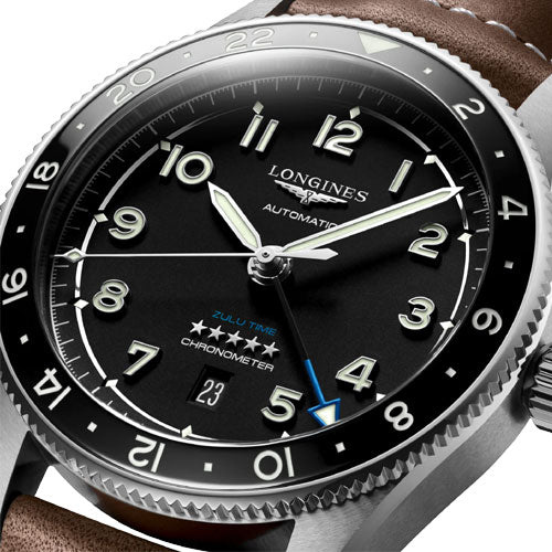 Longines Spirit Zulu Time Black Matt Dial Men 42mm - Image 3