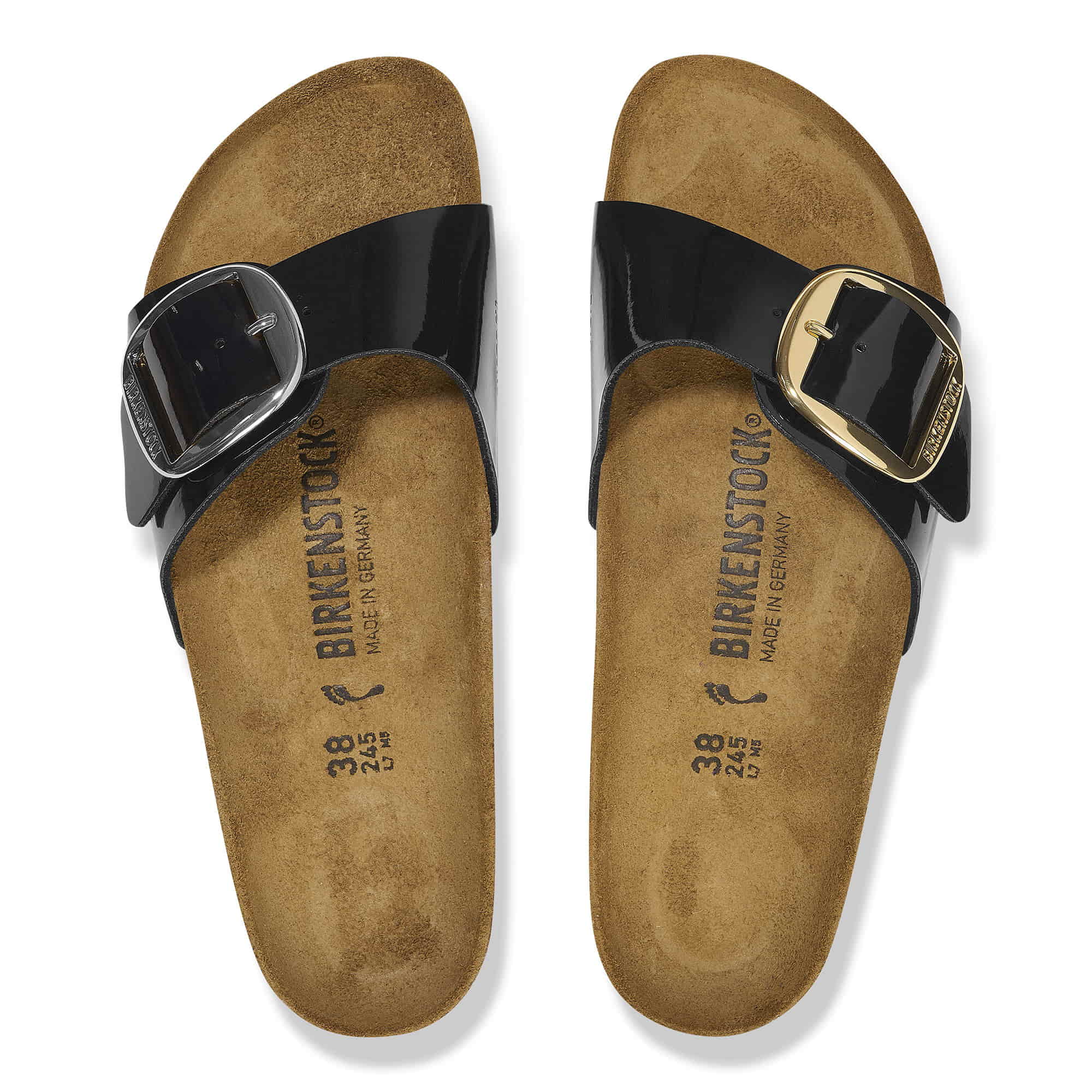 Madrid Big Buckle Birko-Flor Patent - Image 2