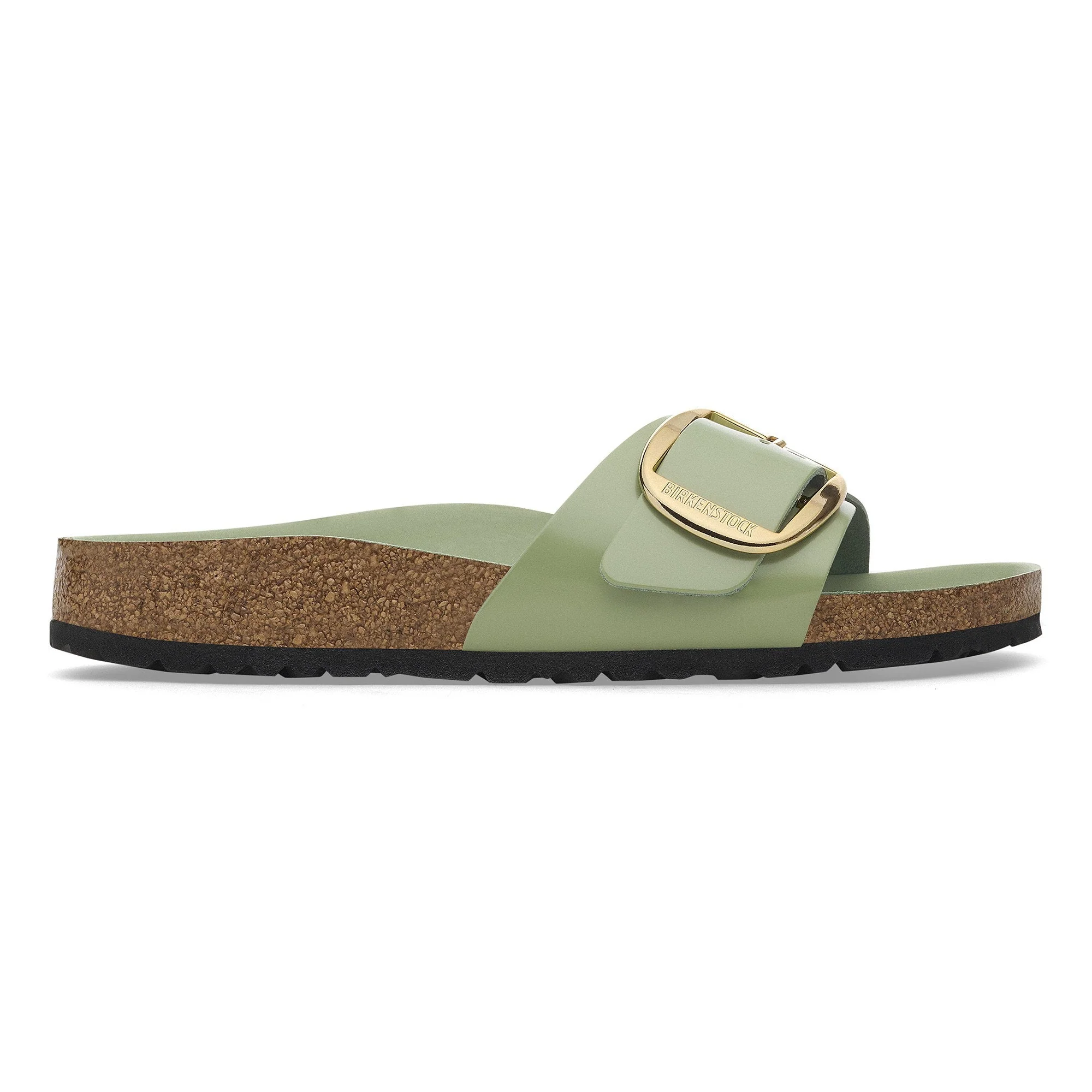Madrid Big Buckle Natural Leather Patent - Image 4