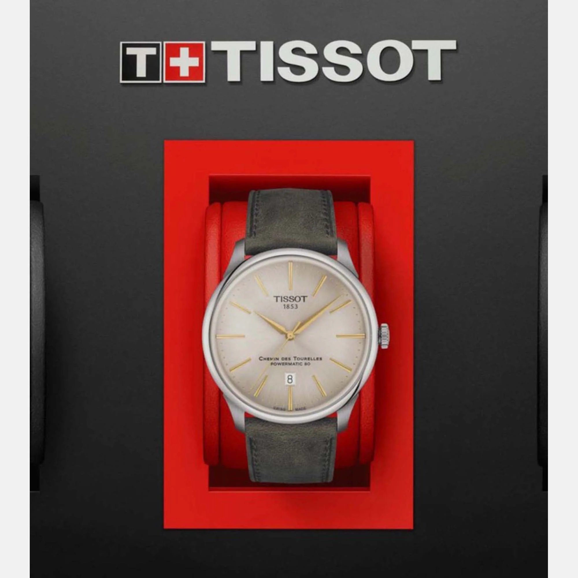 Chemin Des Tourelles Men Automatic Leather Watch T1394071626100 - Image 4