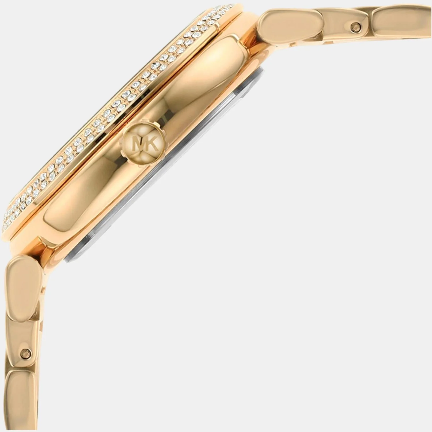 Abbey Women Quartz White Dial Analog Stainless Steel Watch MK4615 - Image 2