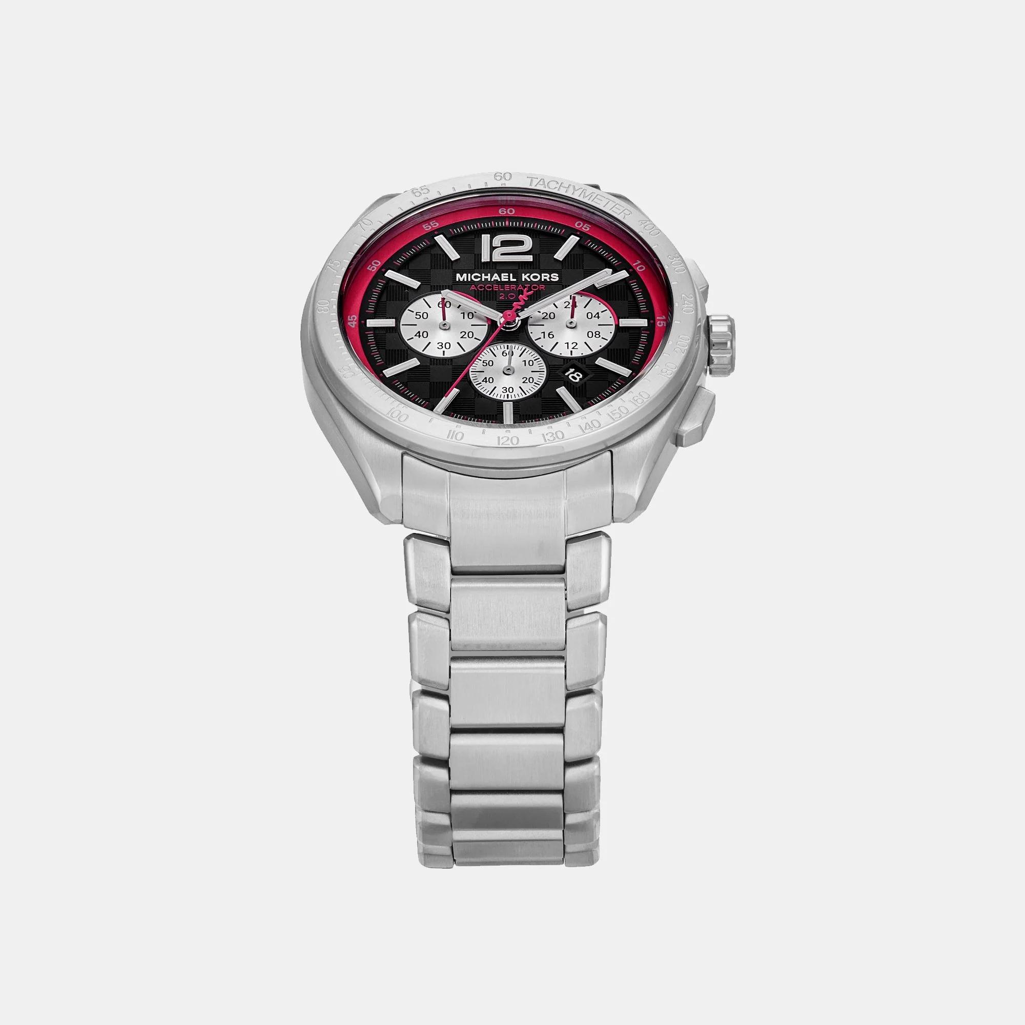 Accelerator 2.0 Men Quartz Black Dial Chronograph Stainless Steel Watch MK9176 - Image 4