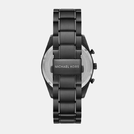 Accelerator Warren Men Quartz Black Dial Chronograph Stainless Steel Watch MK9113 - Image 2