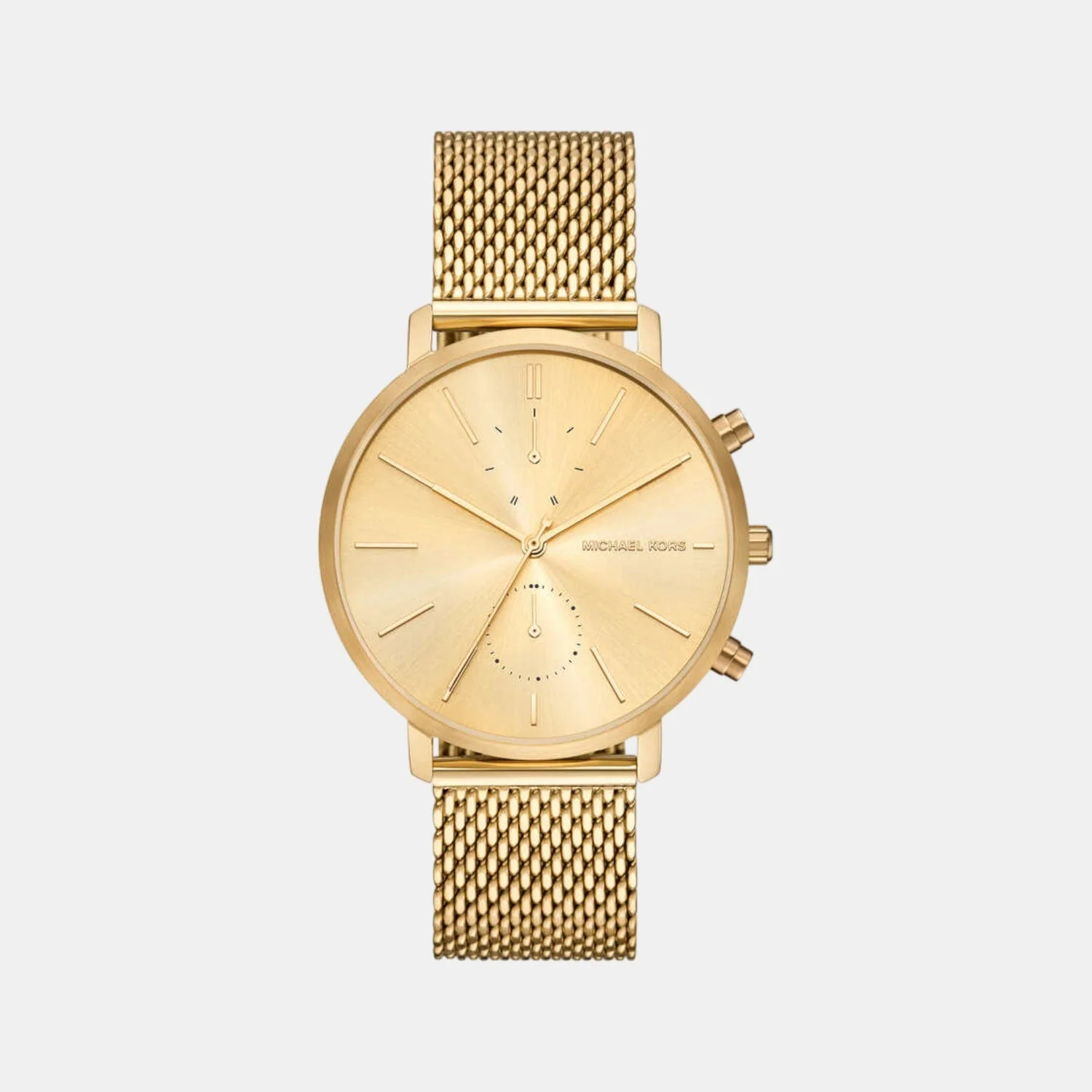 Blake Men Quartz Gold Dial Chronograph Stainless Steel Watch MK9210