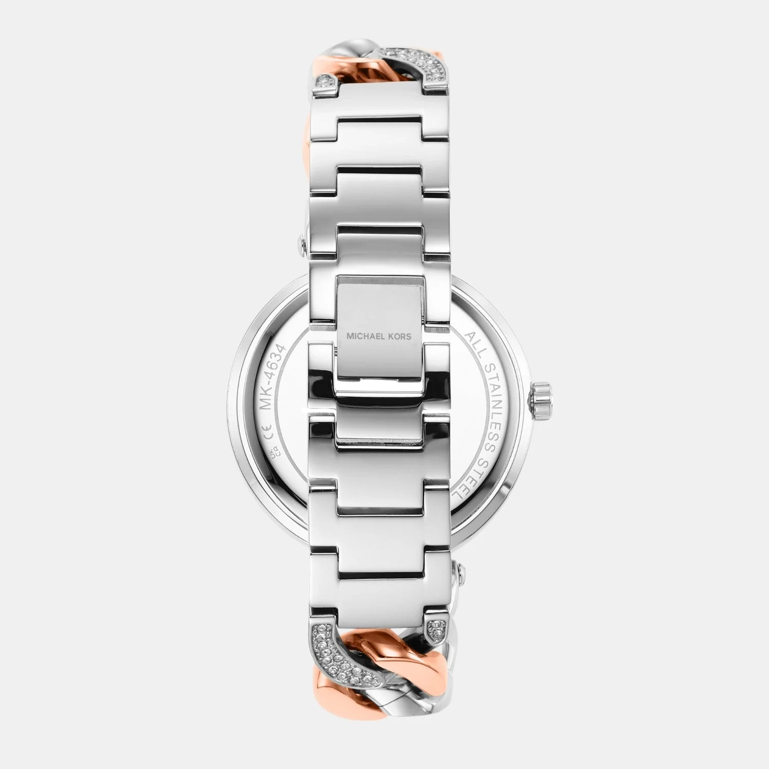 Catelyn Women Quartz White Dial Analog Stainless Steel Watch MK4634 - Image 7