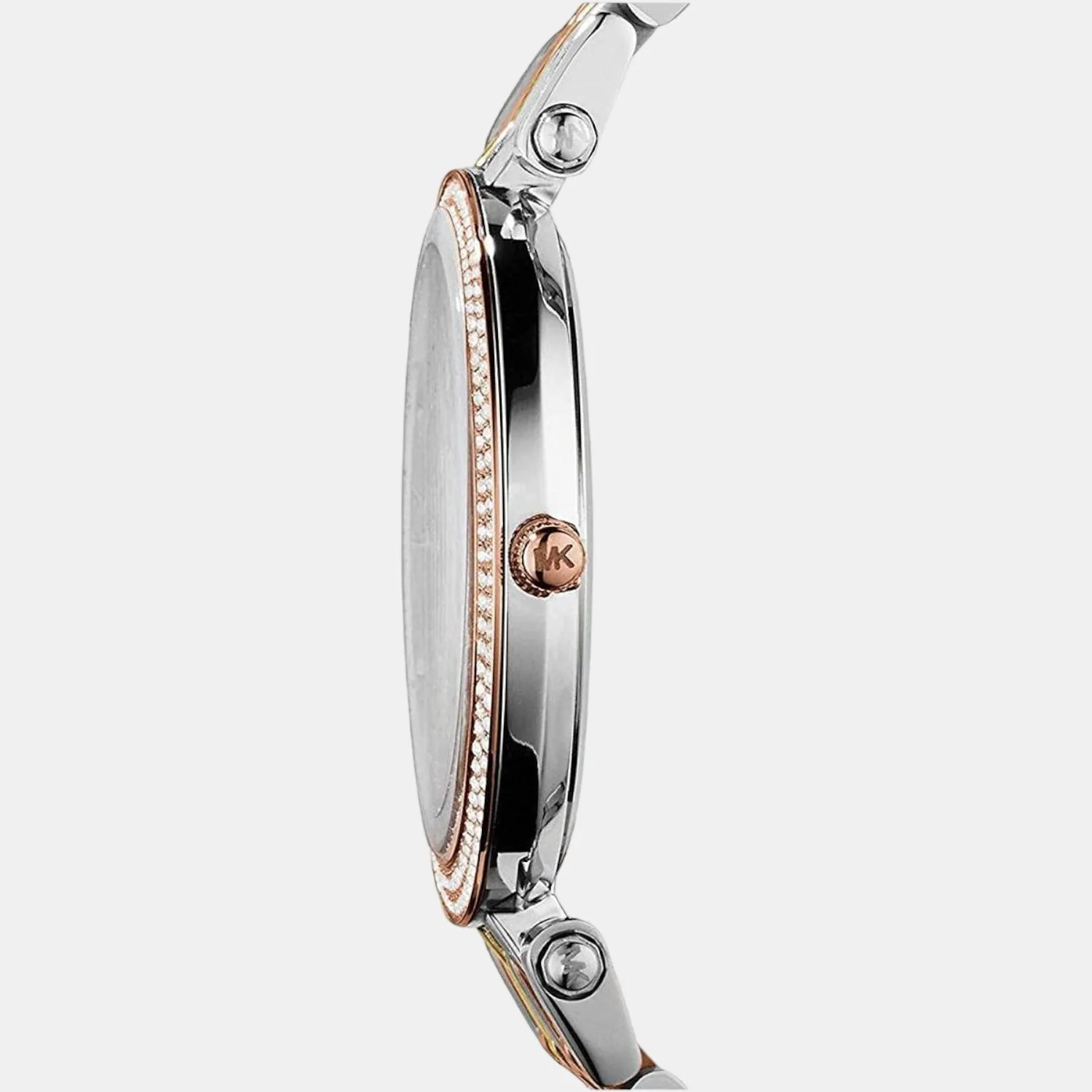 Darci Women Quartz Silver Dial Analog Stainless Steel Watch MK3203 - Image 3
