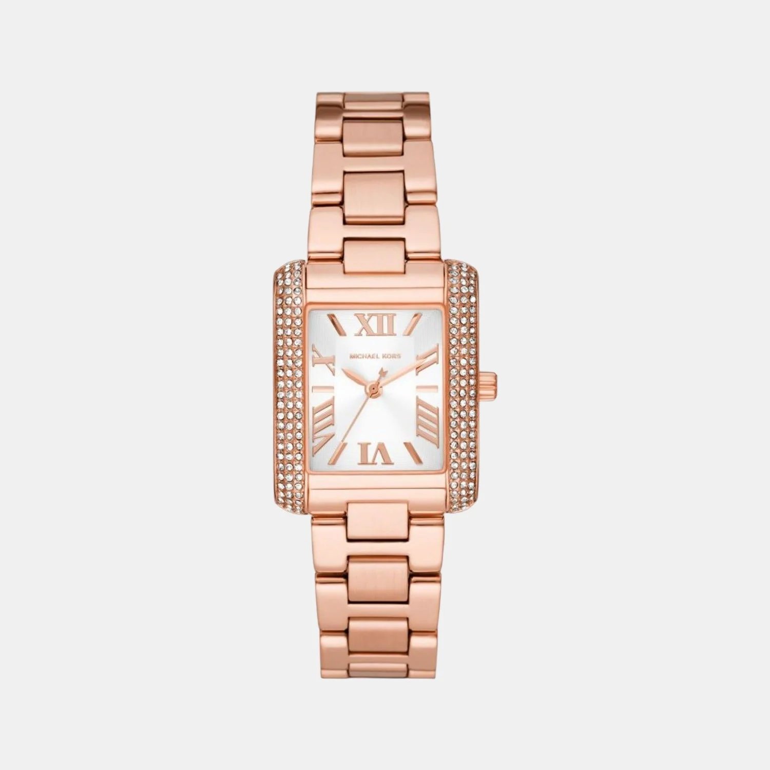 Emery Women Quartz White Dial Analog Stainless Steel Watch MK4641