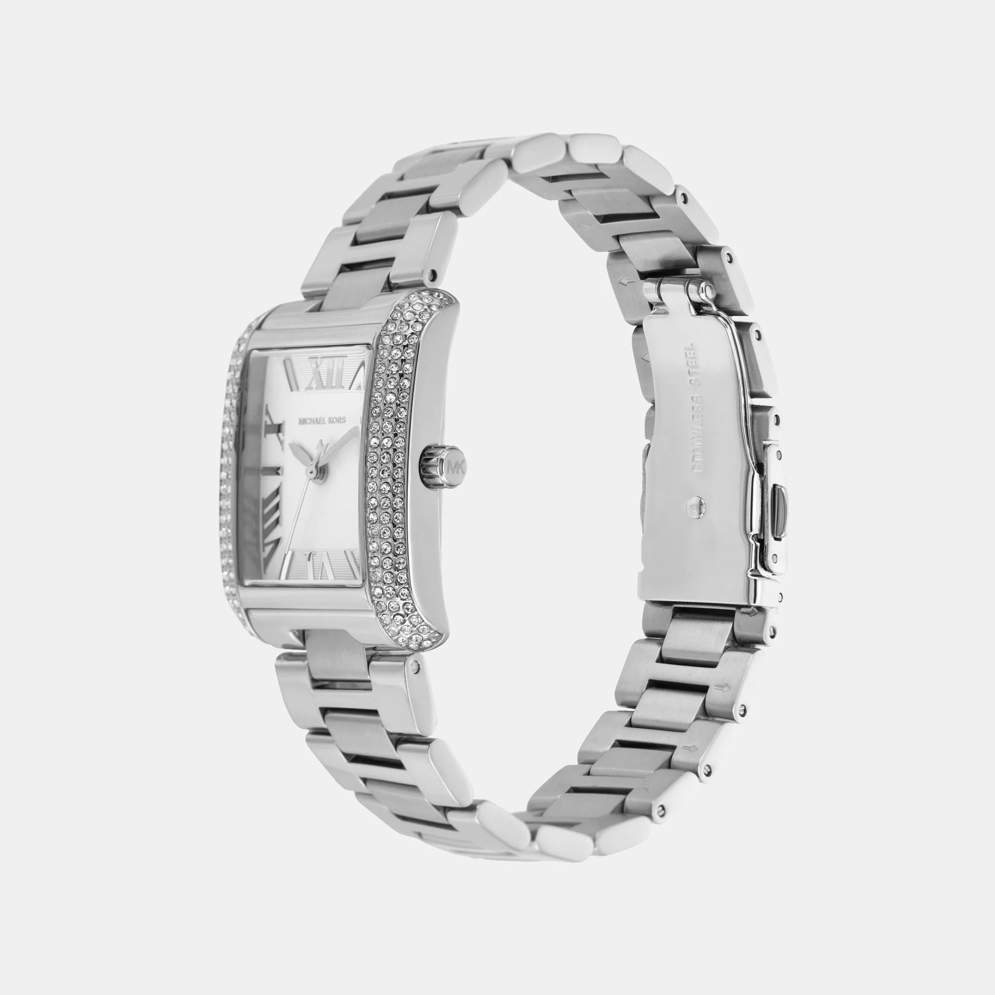 Emery Women Quartz White Dial Analog Stainless Steel Watch MK4839SET - Image 3