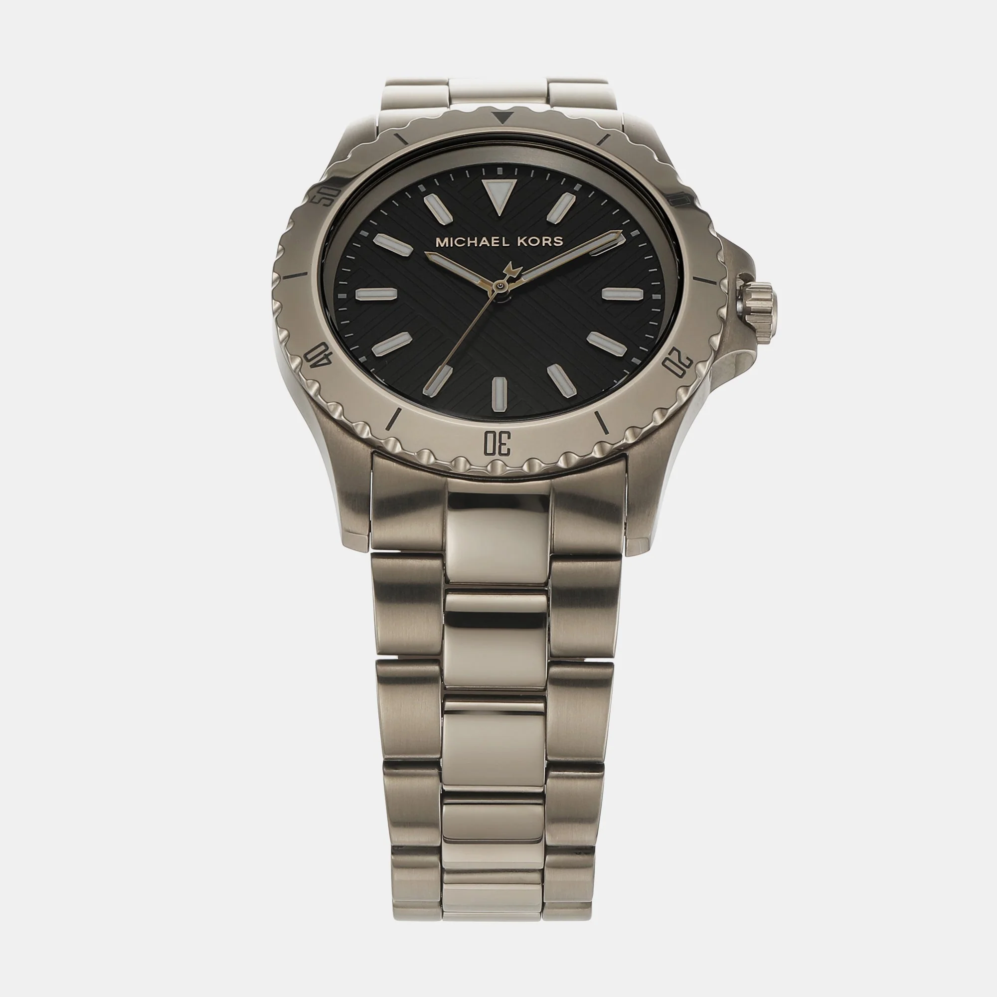 Everest Men Quartz Black Dial Analog Stainless Steel Watch MK9140 - Image 2