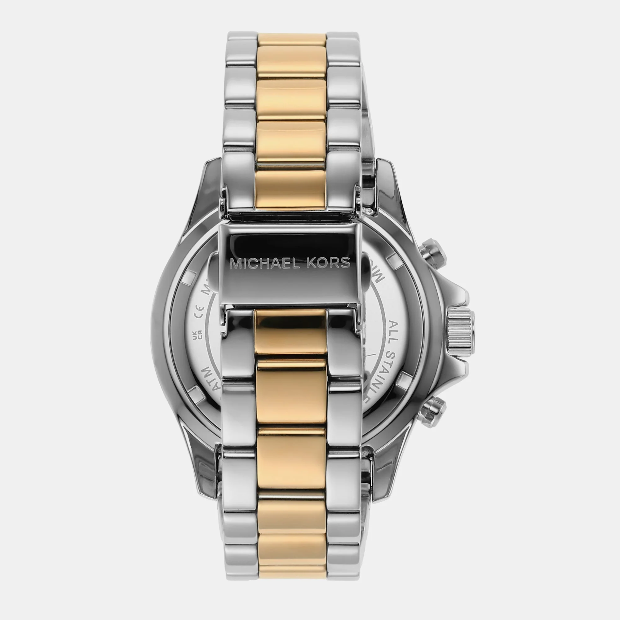 Everest Women Quartz Black Dial Chronograph Stainless Steel Watch MK7209 - Image 6
