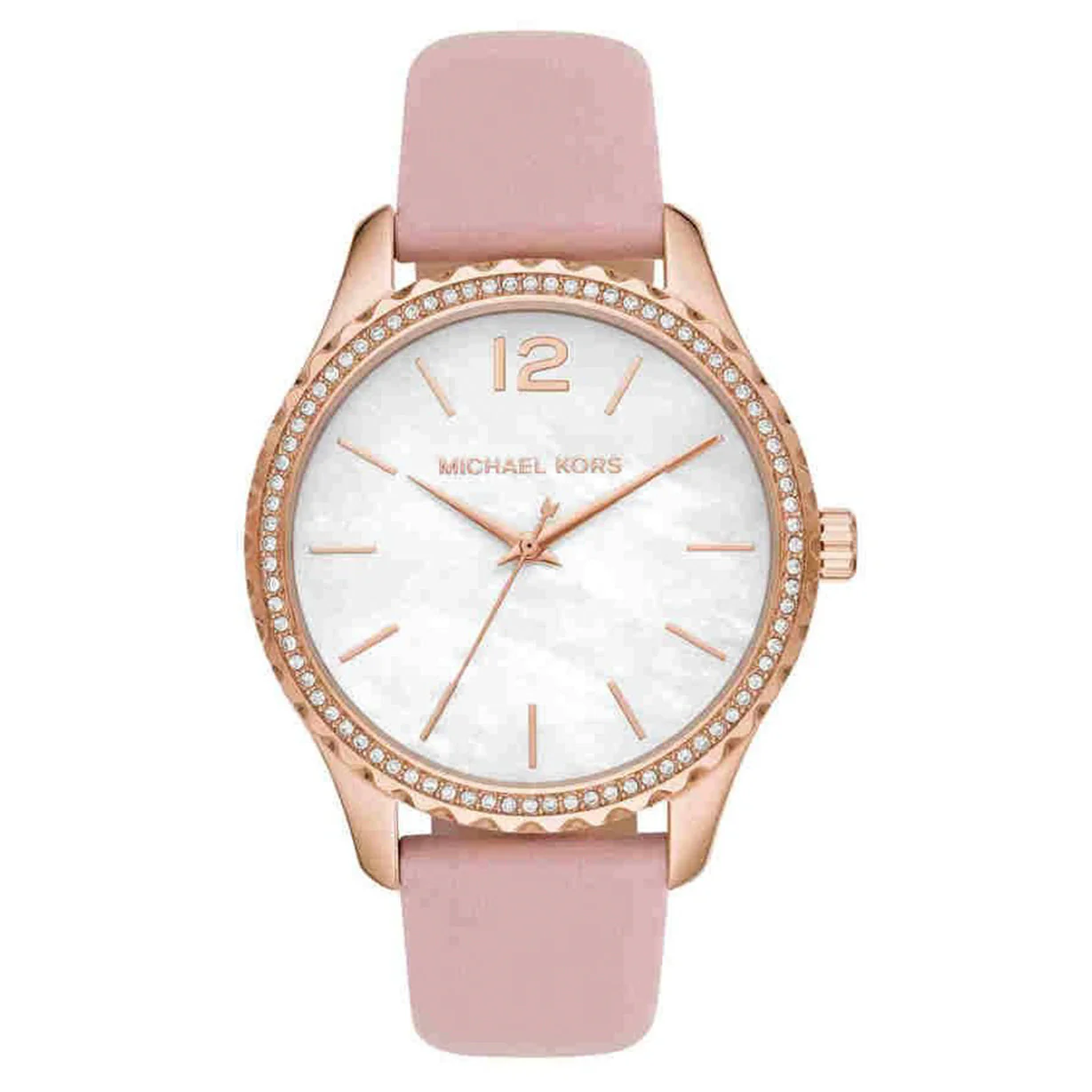 Michael Kors Layton White Mother of Pearl Dial Women 38mm - Image 4