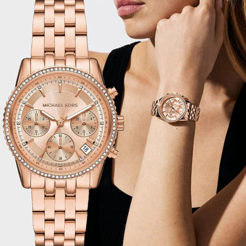 Michael Kors Mini Bryant Rose Gold Dial Women 35mm MK7531 - Image 2
