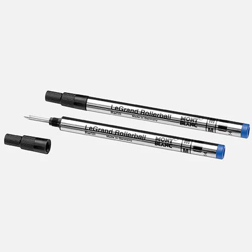 Montblanc 2 Medium Rollerball LeGrand Refills, Royal Blue - Image 2