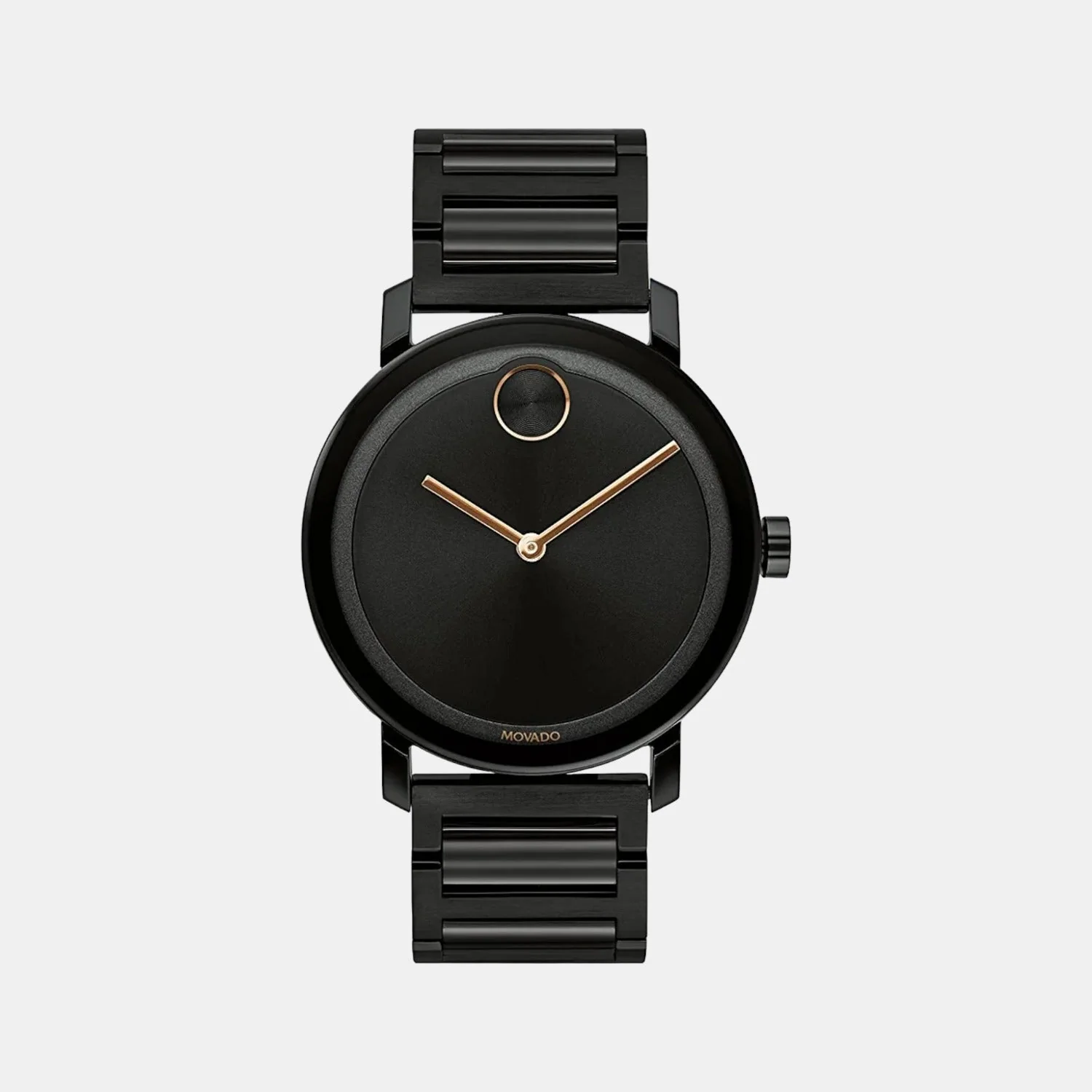 Bold Evolution Men Quartz Black Dial Analog Stainless Steel Watch 3600752