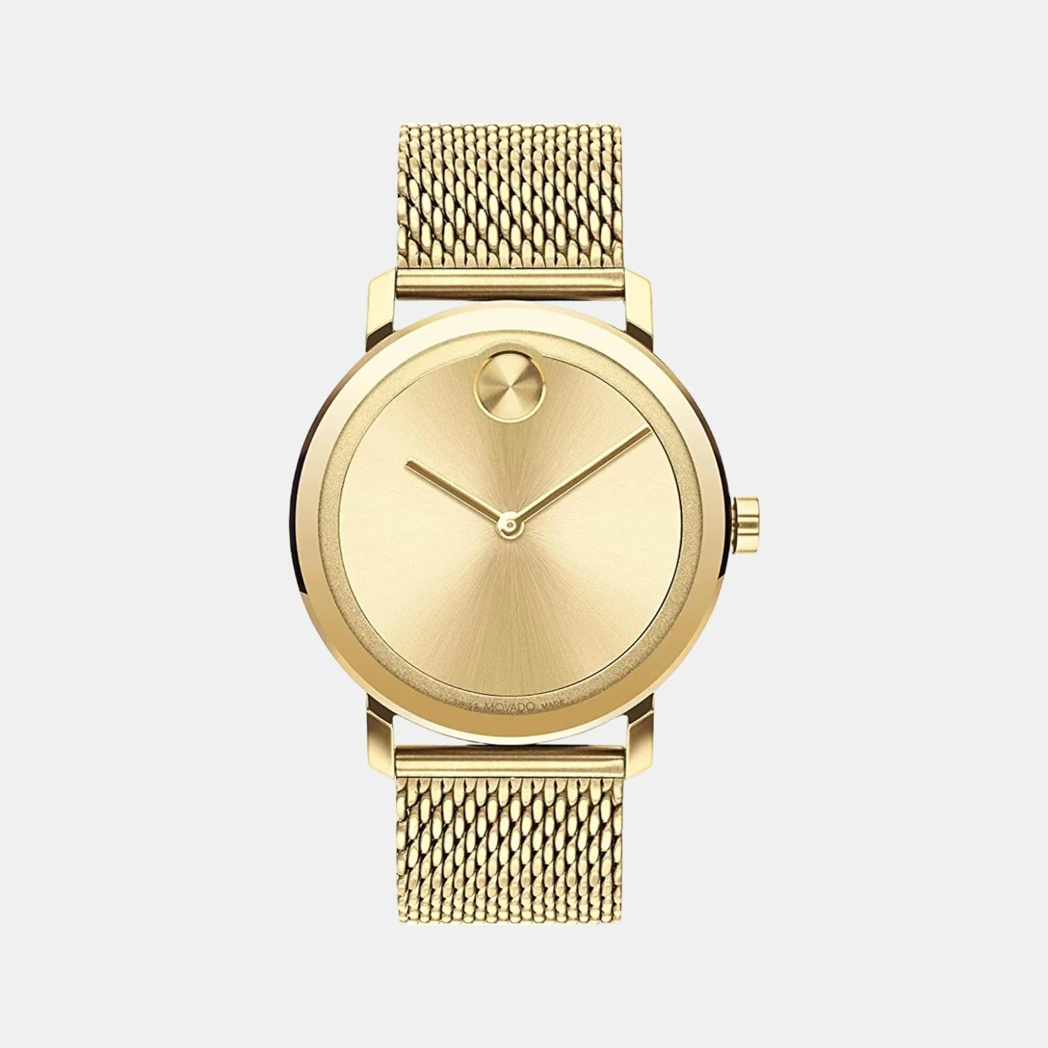 Bold Evolution Men Quartz Gold Dial Analog Stainless Steel Watch 3600791