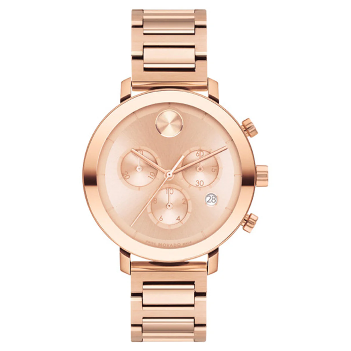 Movado Bold Evolution Rose Gold Dial Women 38mm - Image 3