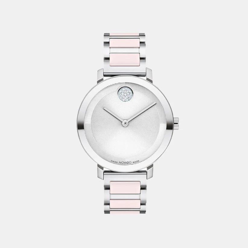 Bold Evolution Women Quartz Silver Dial Analog Stainless Steel Watch 3601236